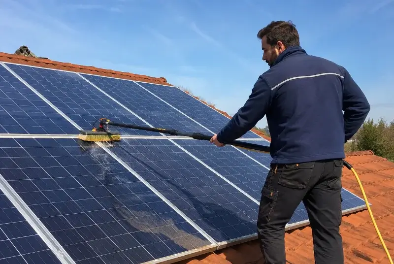 Nettoyage et entretien de panneaux solaires à Brantes