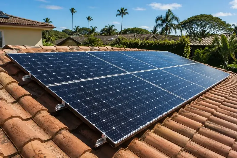 Installation de panneaux solaires à Brantes
